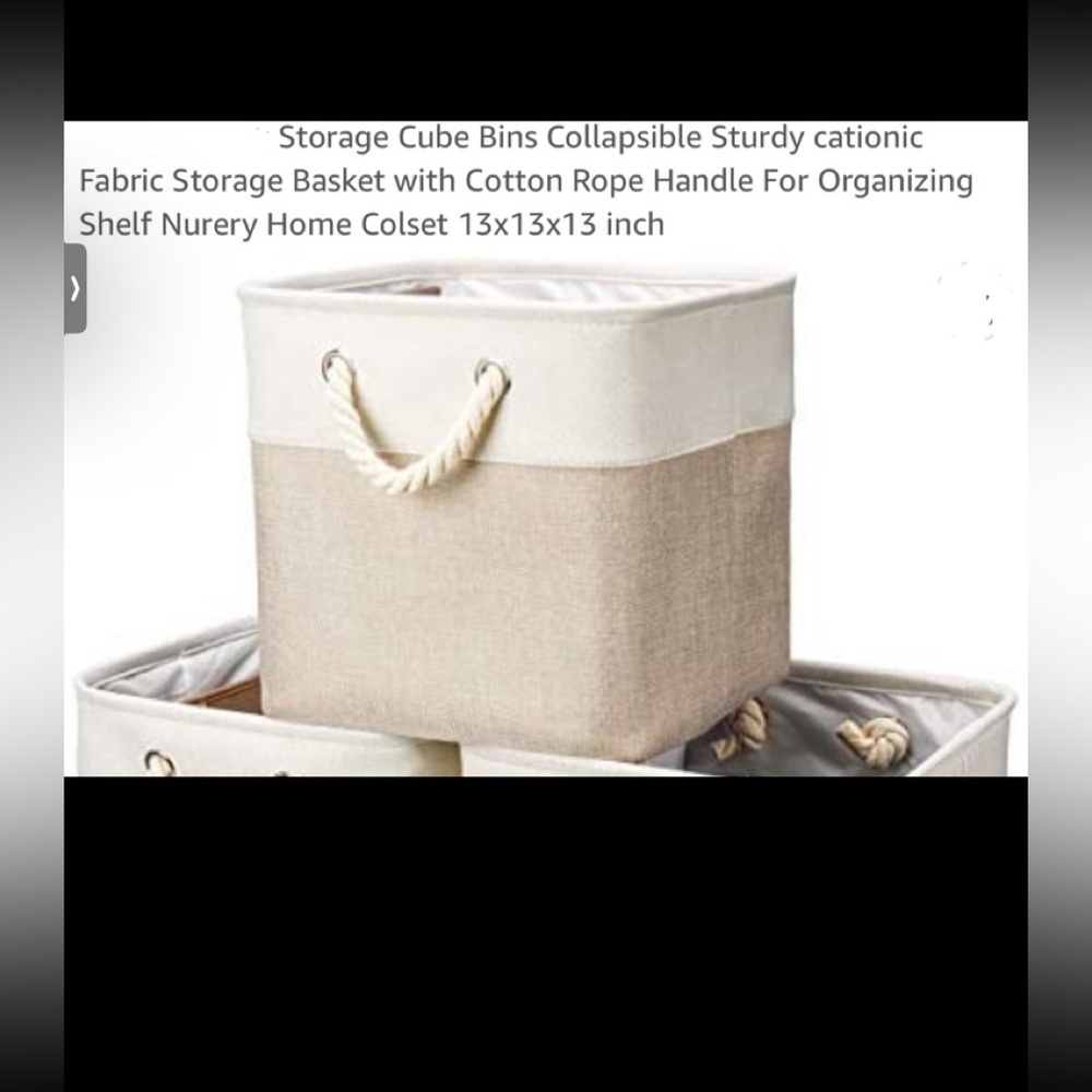 Storage Cube Basket